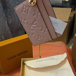 Louis Vuitton Blush Pink Monogram Key & Card Holder